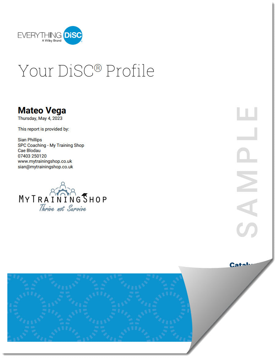 DiSC on Catalyst profiling  sample report to view